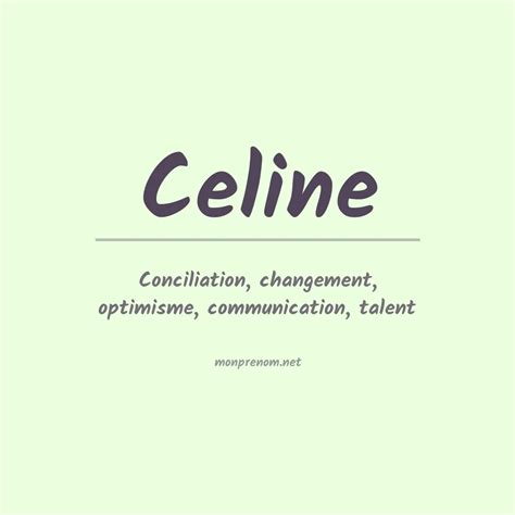 celine prenom origine|celine name meaning girl.